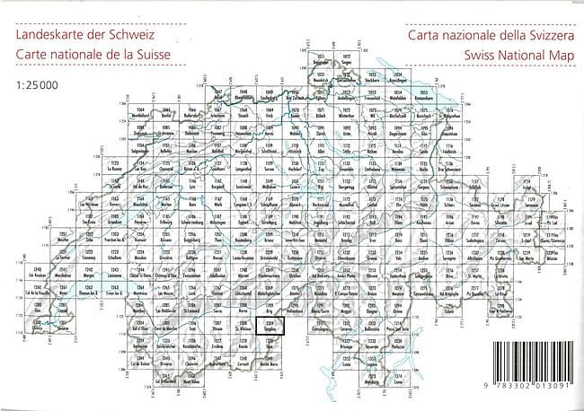 BUNDESAMT - 1309 SIMPLON ECHELLE 1 25 000
