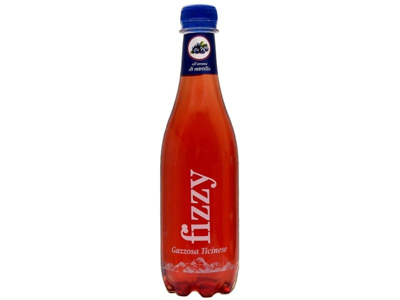 Fizzy Soft-Drinks Mirtillo 6 x 0.46 l Kohlensäurehaltiges Erfrischungsgetränk aus dem Tessin