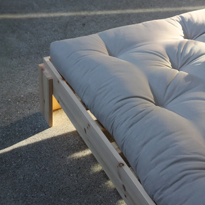 Karup Design - Layers Bett mit Kopfteil 180 x 200 cm, Kiefer natur