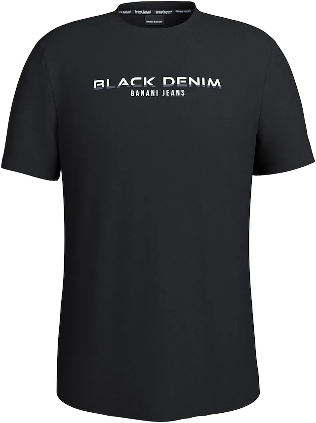 Bruno Banani T-Shirt , kurzärmelig, schmal geschnitten, Rundhalsausschnitt