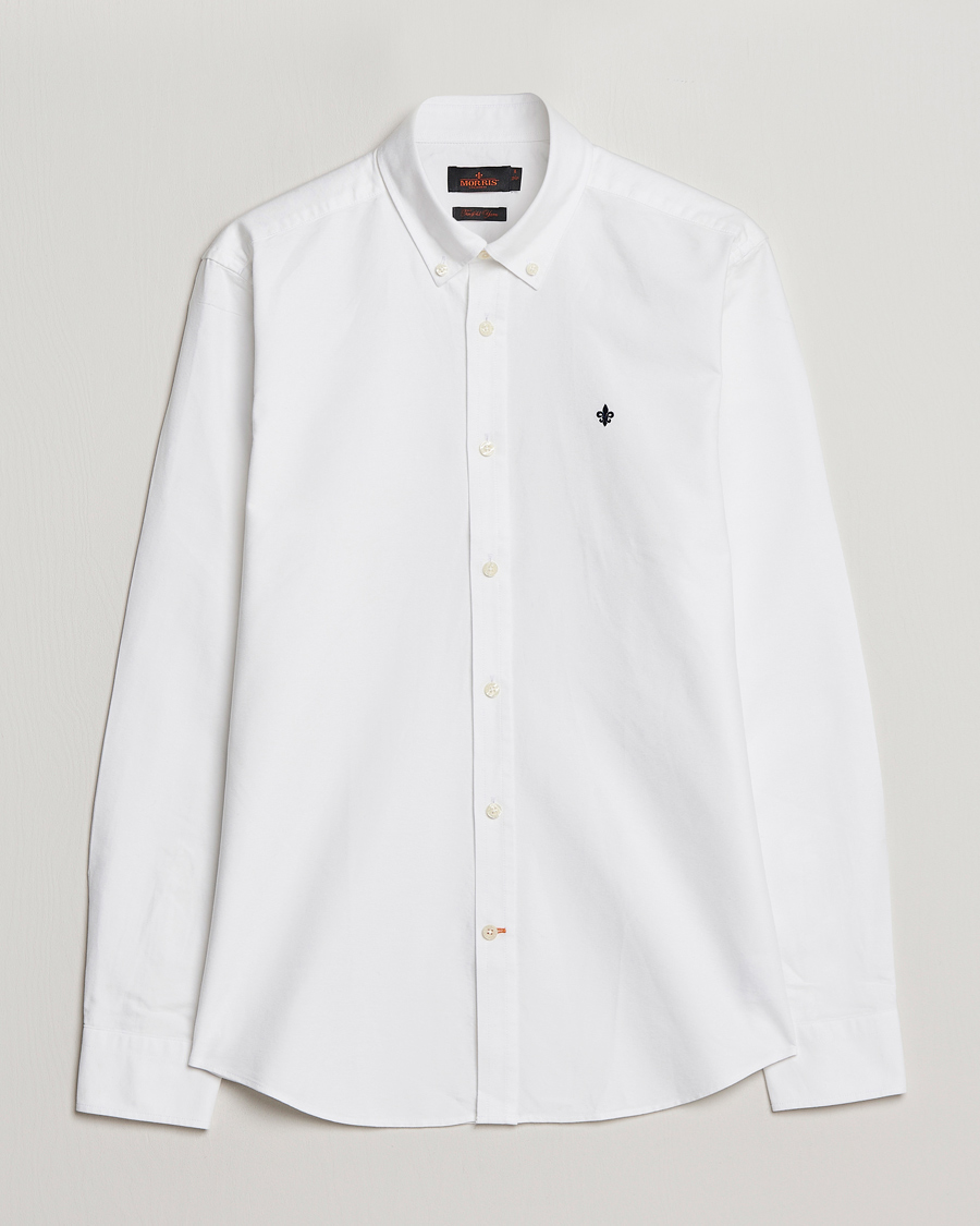 Morris Douglas Oxford Shirt White