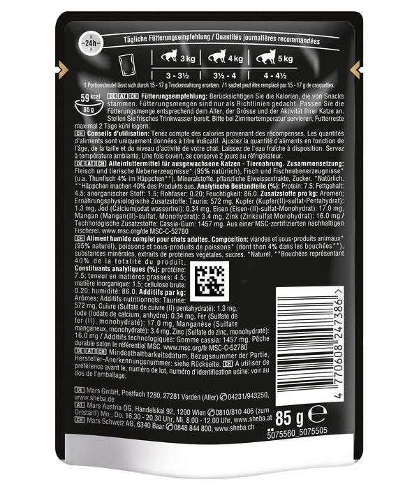 Sheba® Nassfutter für Katzen Delikatesse in