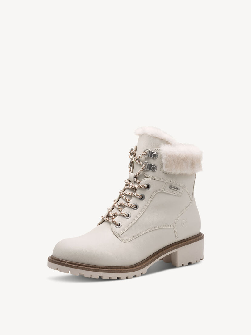 Enkellaarsje - beige warme voering