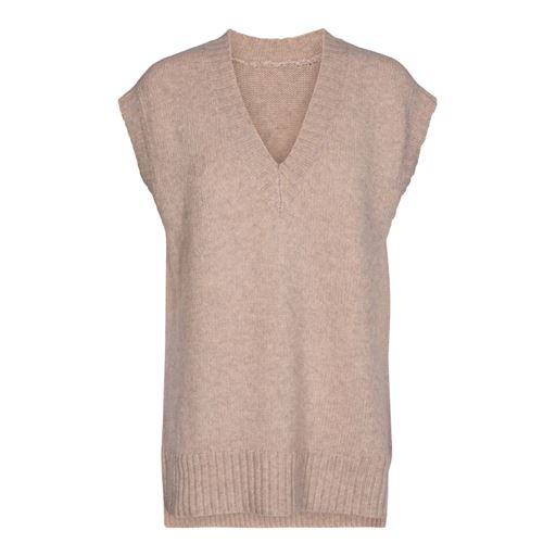 Co'Couture Rowie Long Vest, Bone, M