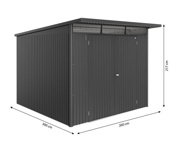 Biohort Metallgerätehaus AvantGarde ECO A7,