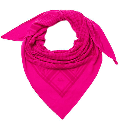 Lala Berlin Schal - 162 x 85 - Dreieck Trinity - Pink/Azaela