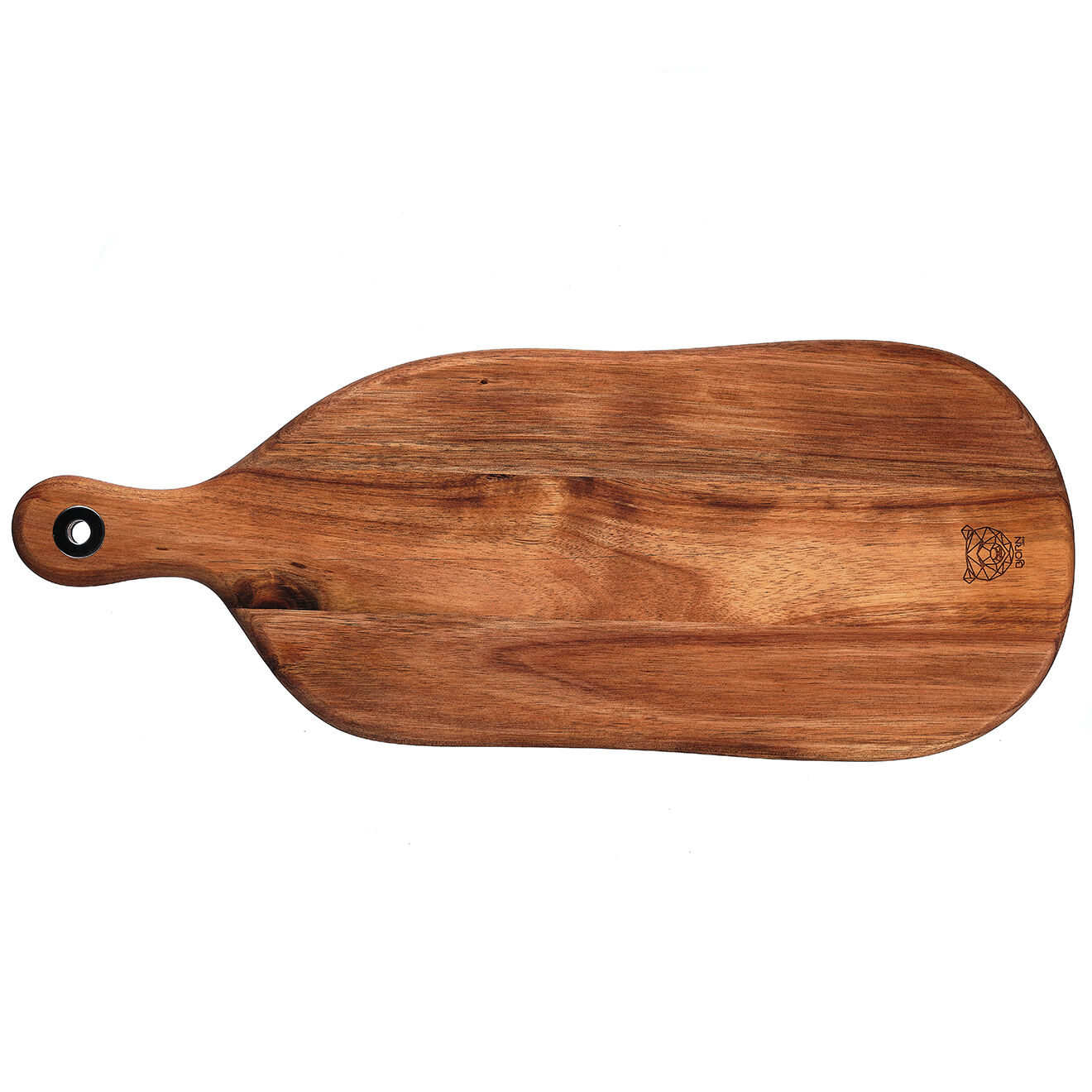 Bjorn Planche à découper en bois d'acacia Freja bois vernis - 48x19x1 cm