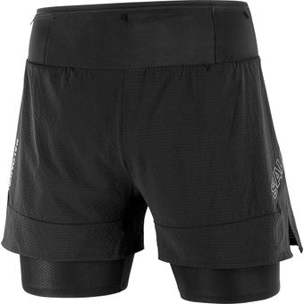 Salomon Sense Aero 2-in-1 Shorts Deep Black Herren
