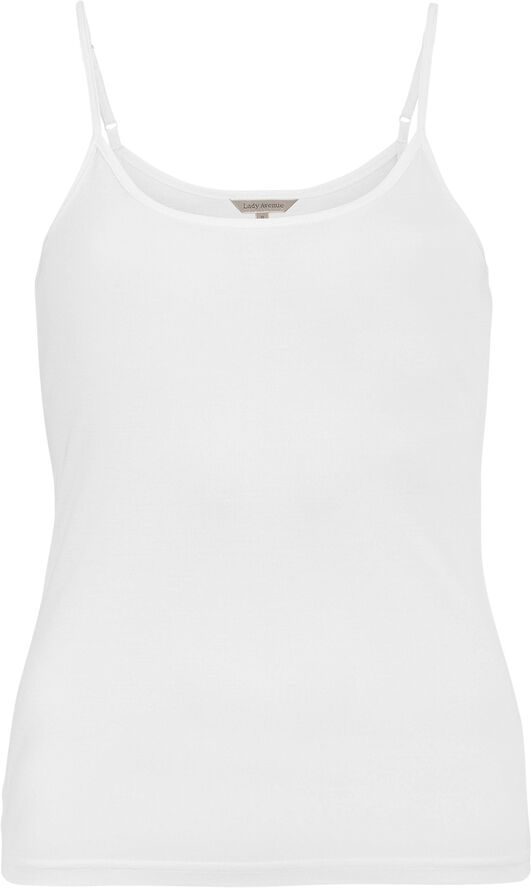 Lady Avenue Silke chemise Hvid