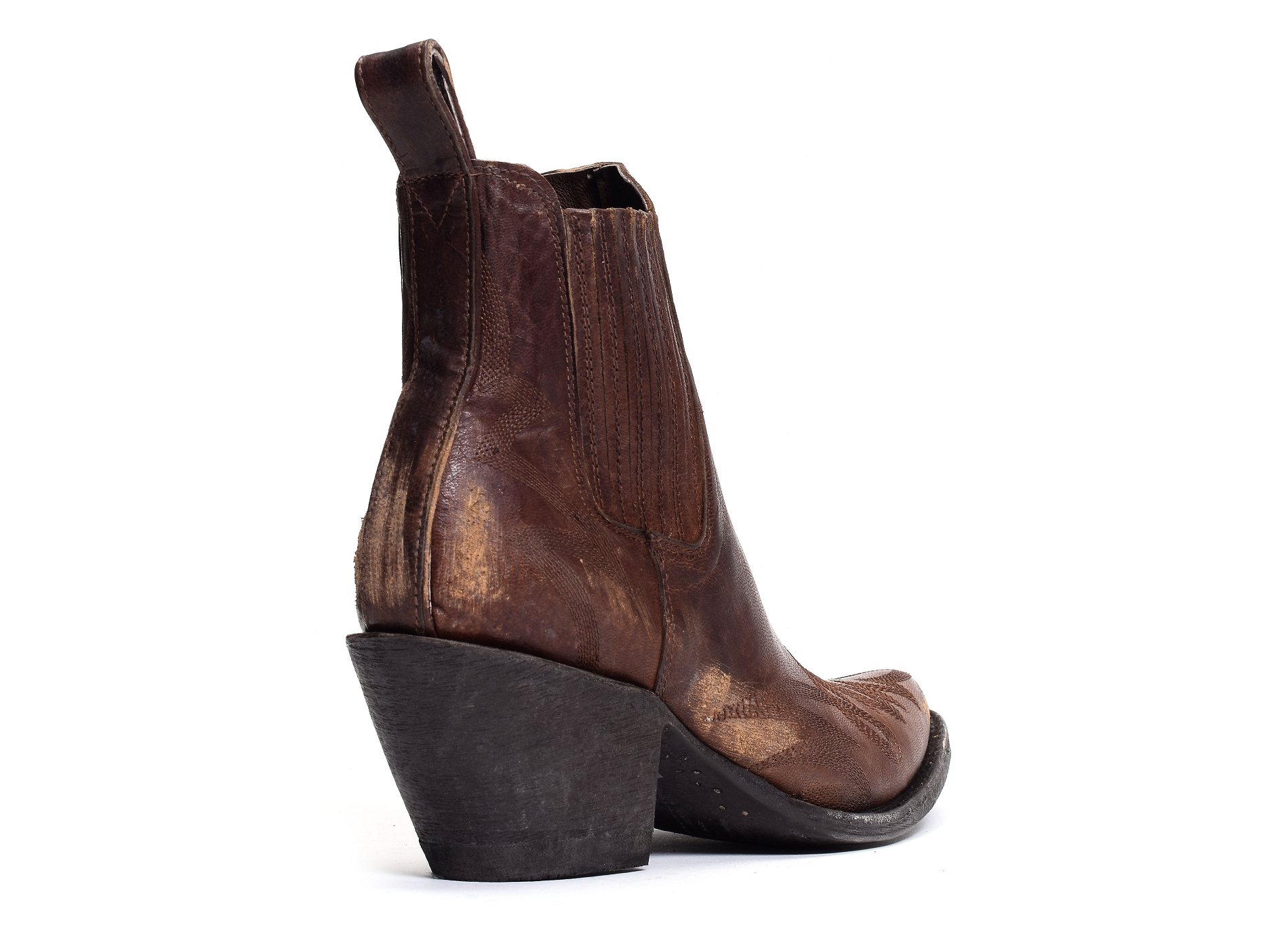 Gaucho long stitch camel