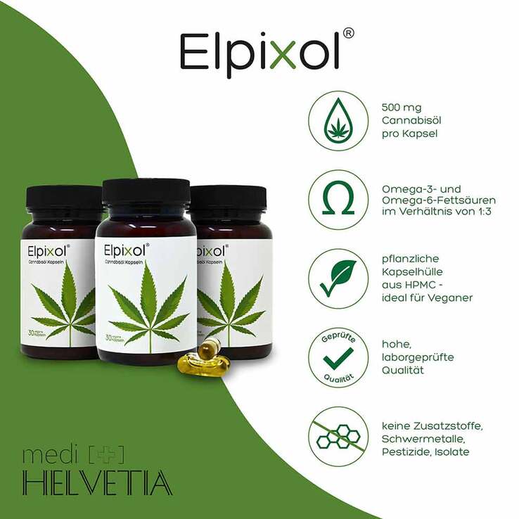Cannabisöl Kapseln Elpixol, 30 St