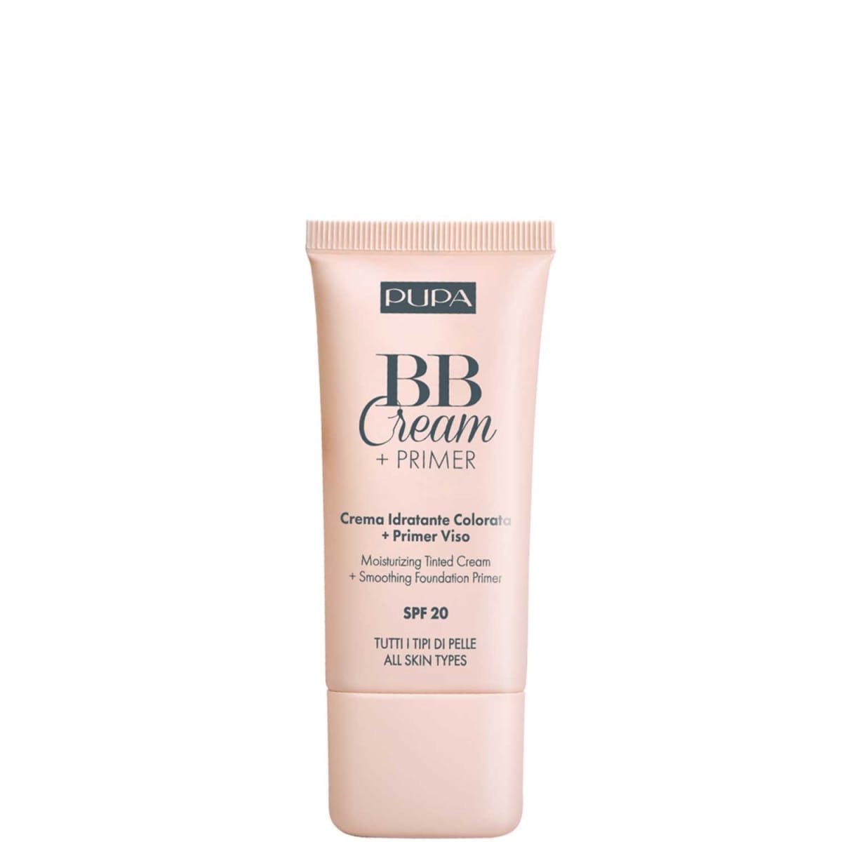 Pupa BB Cream + Primer Tout Type de Peau Crème Hydratante Teintée + Base de Pré-maquillage