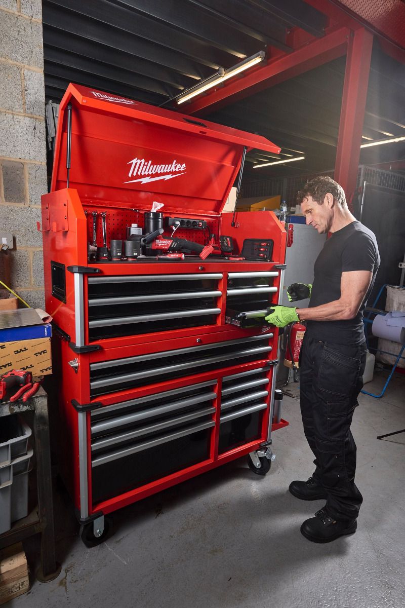 Milwaukee TOOLGUARD™ STC46-1 Stalen opbergkast rood 117cm 6 lades - 4932478854