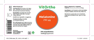 VitOrtho Melatonine 290 µg Zuigtabletten 240TB