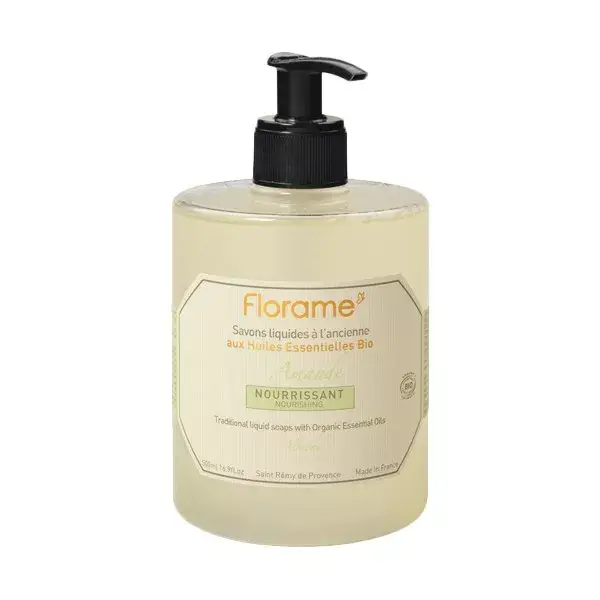 Florame Corps Savon Liquide Amande Bio 500ml