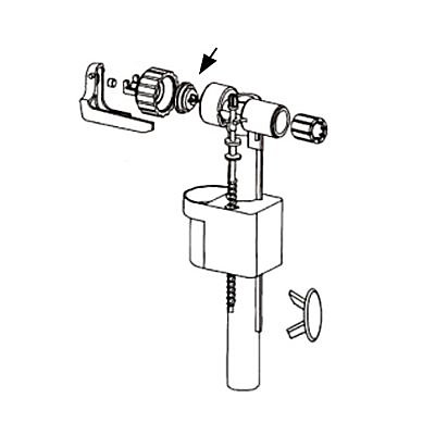 Membrane + insert pour robinet flotteur 95L/95B Siamp