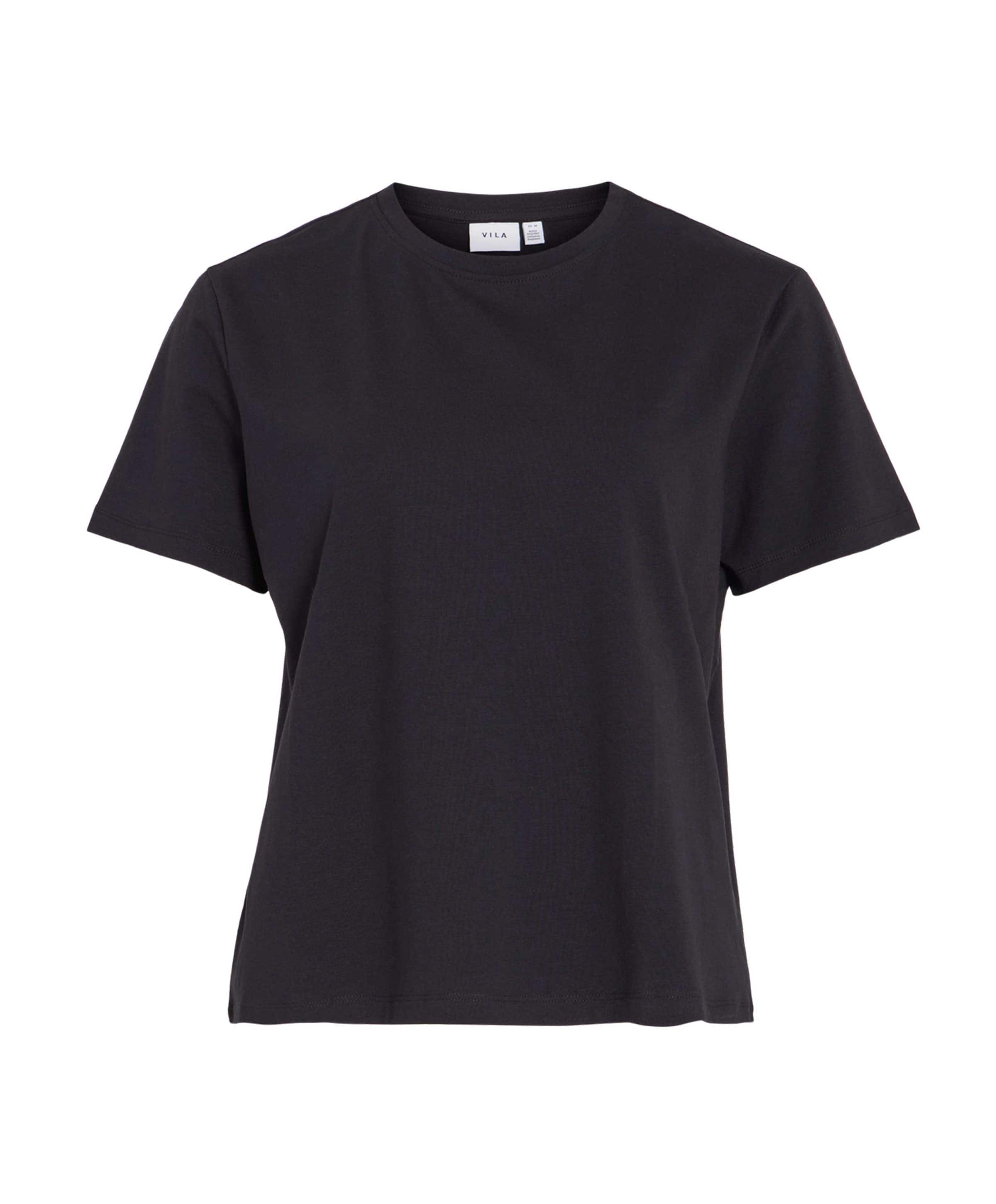 Vila Dames T-shirt zwart