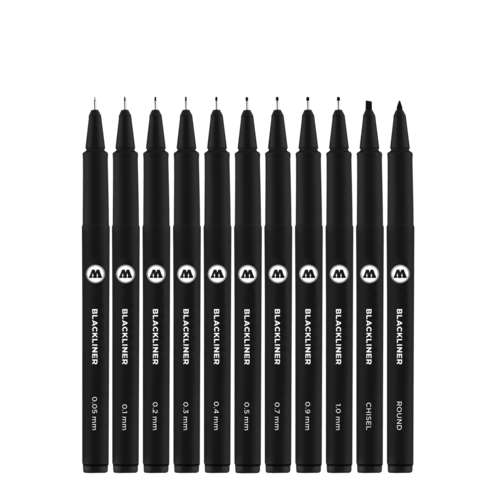 MOLOTOW™ BLACKLINER PERMANENT Complete Set