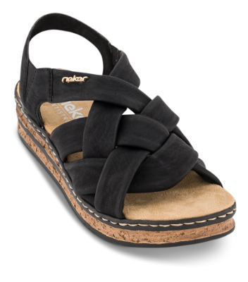 Rieker Sandal Sort 62908-00
