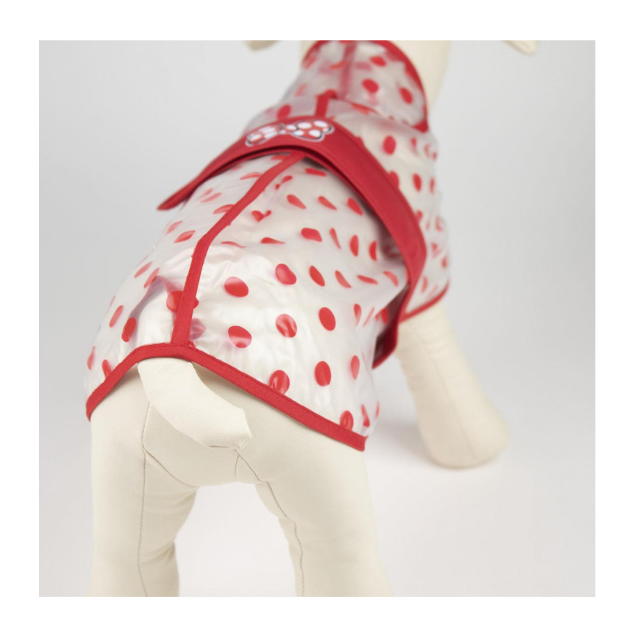 Capa de chuva da Minnie Mouse da Disney para cães