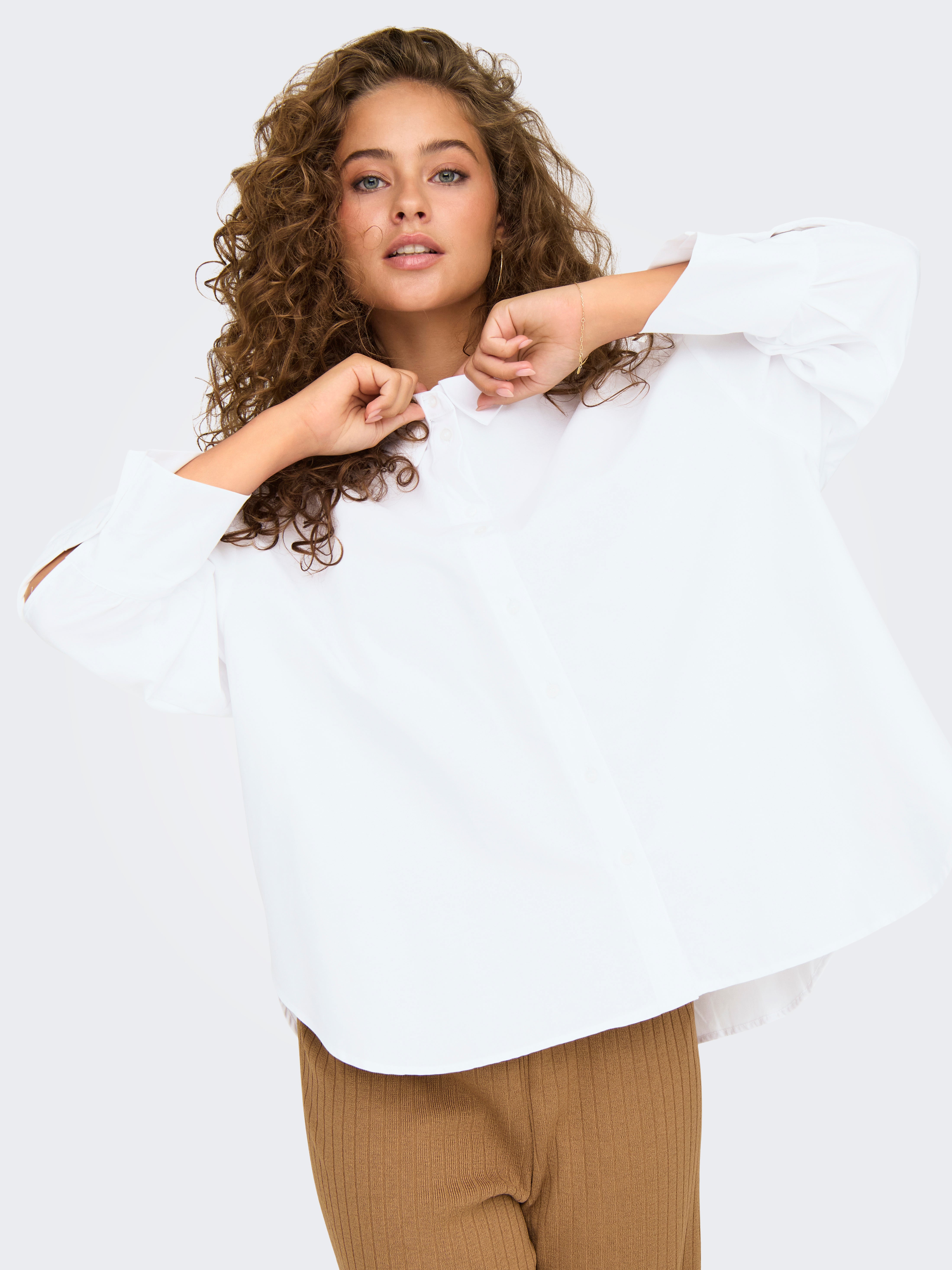 ONLNEW Hemd Bright White