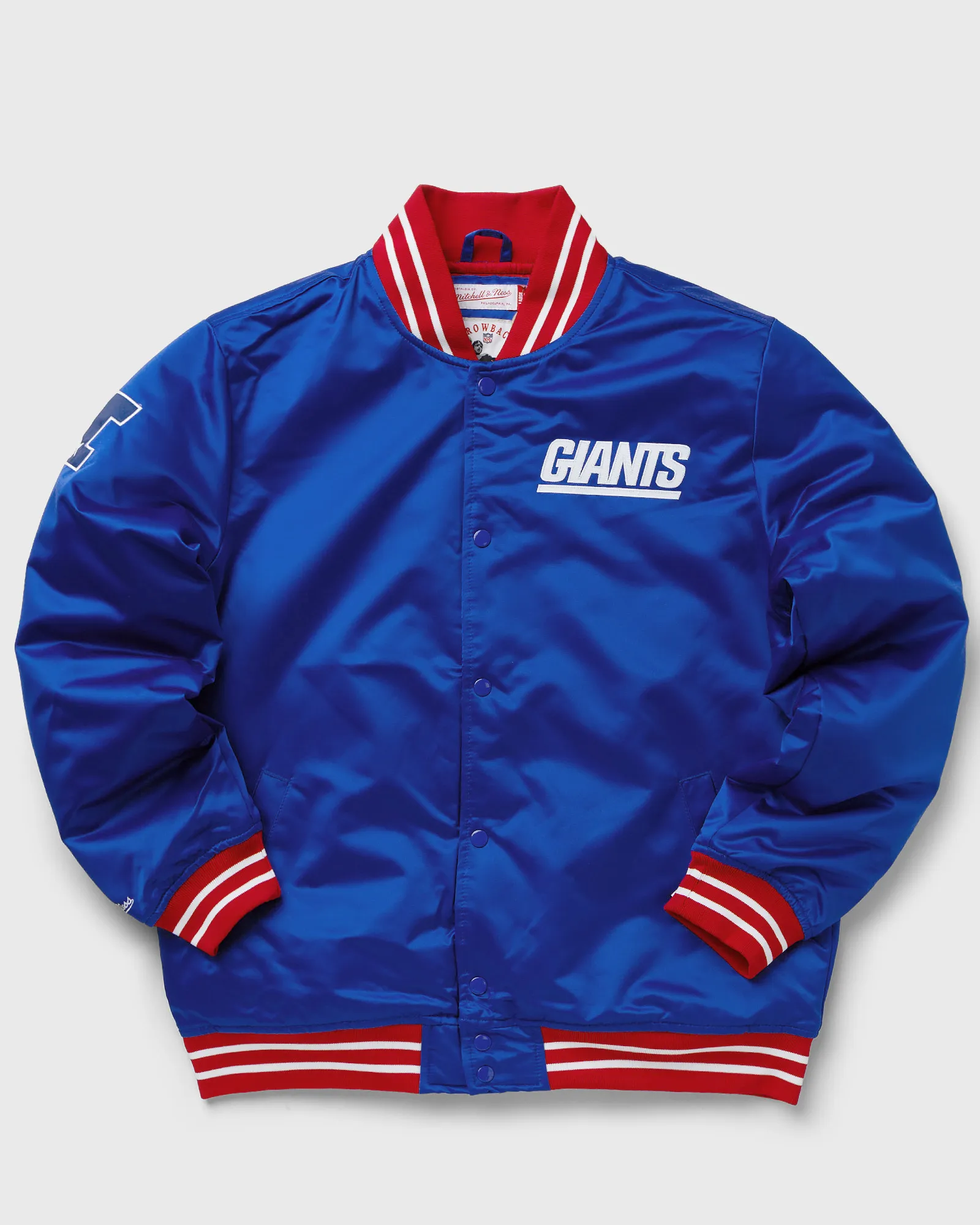 Mitchell & Ness NFL Heavyweight Satin Jacket New York GIANTS