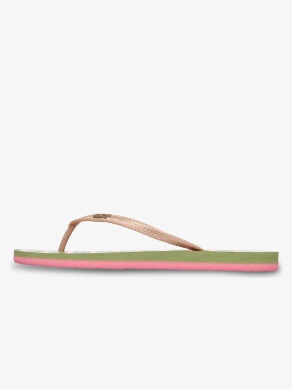 Mauricia Tongs Vert Femme