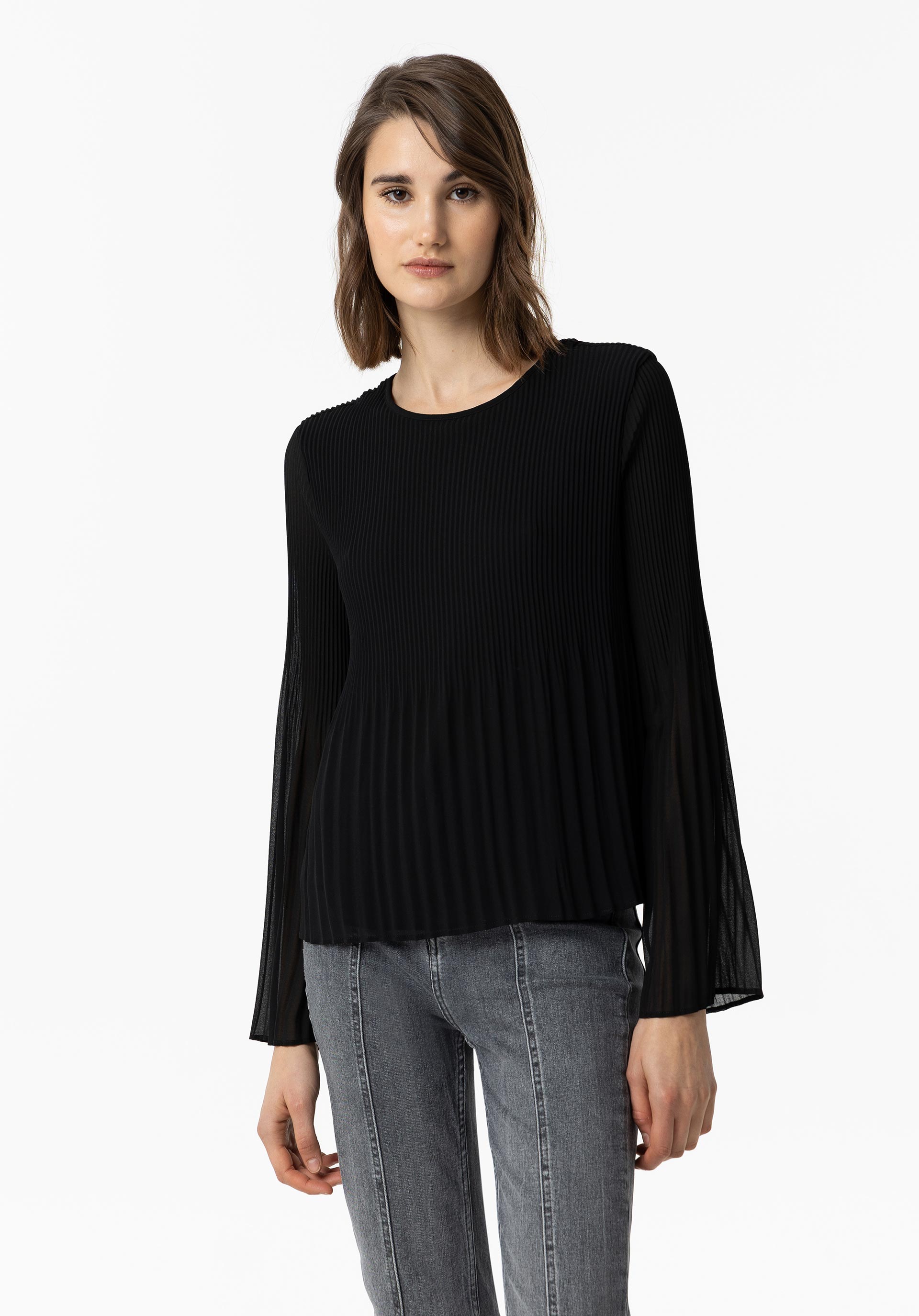 Blusa Plissada