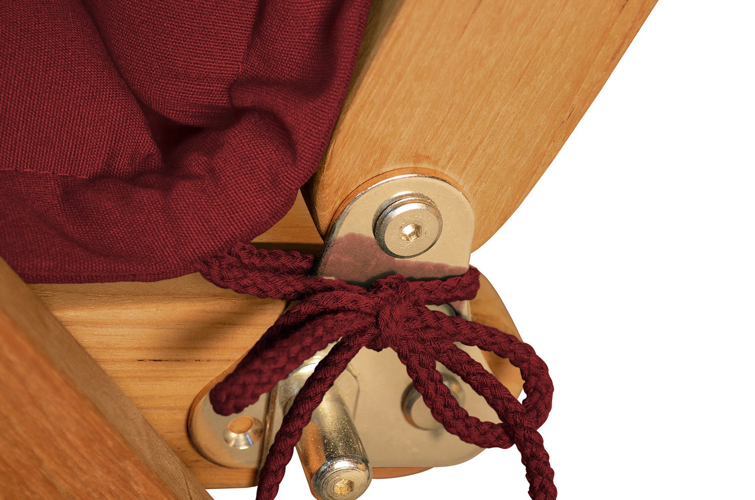 Tuinstoelkussen, hoge rugleuning, bordeauxrood, premium kwaliteit, wasbaar, Made in Germany