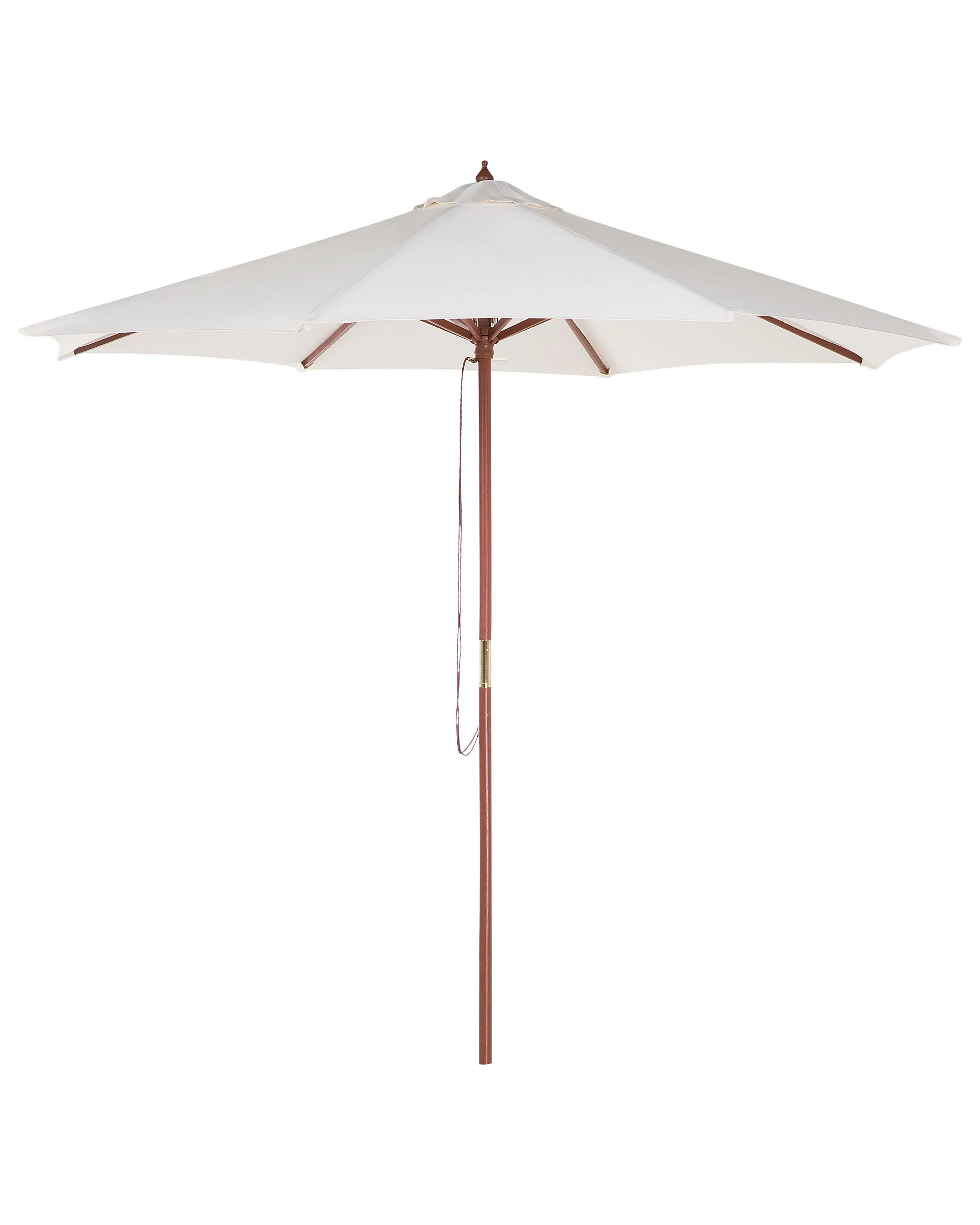 Tuinset 6-zits AGELLO met parasol (12 opties) Acaciahout Bruin