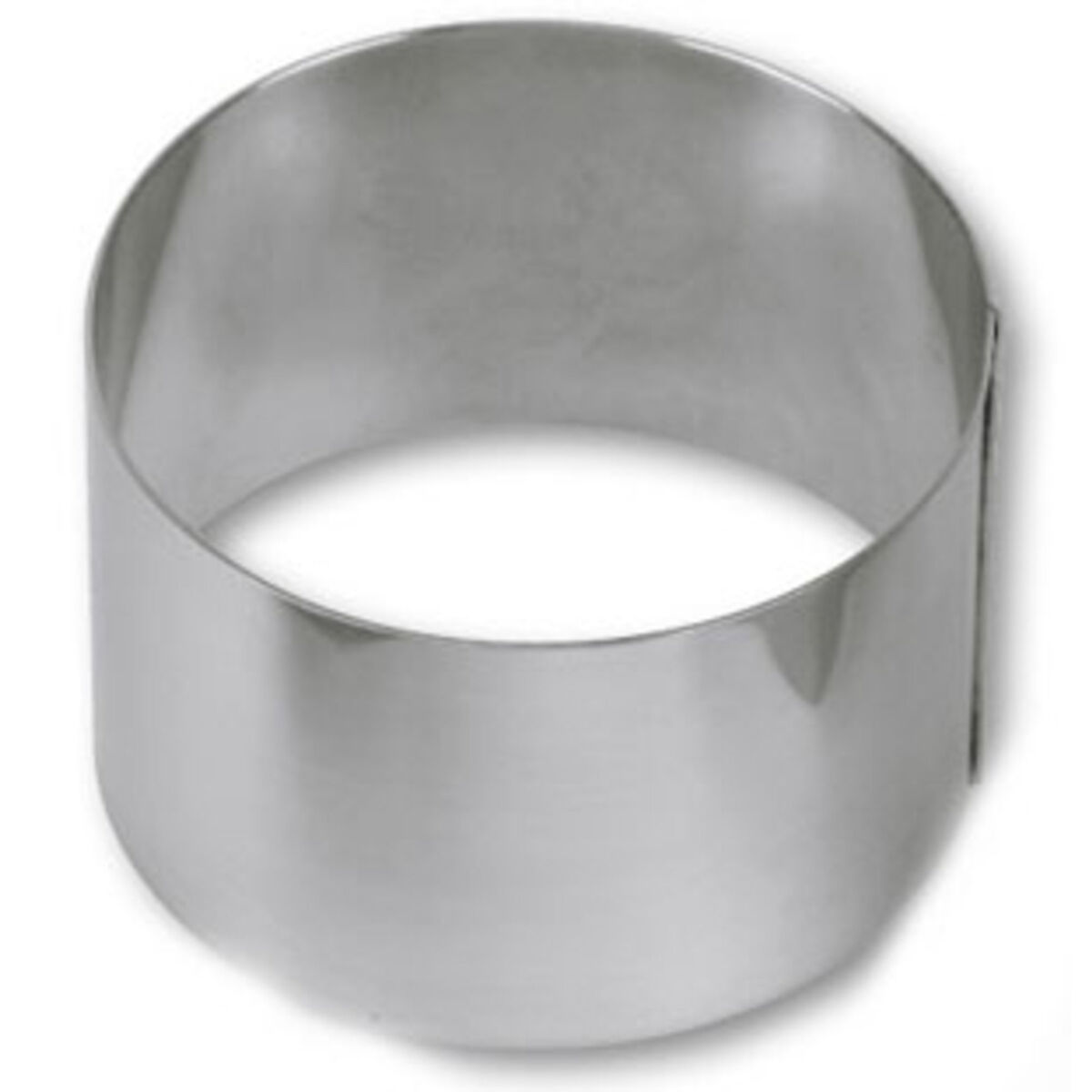 Utstikker Rund Rustfritt Stål D: 8 cm H: 6 cm