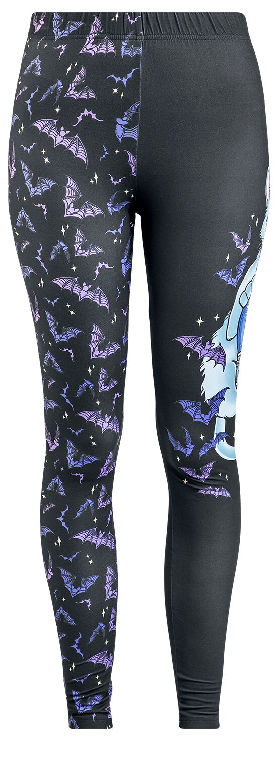 Leggings With Cat And Bat Print | Full Volume by EMP Legging