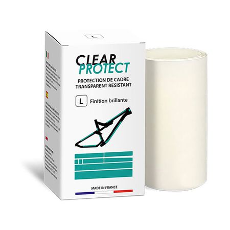 PACK L, Rahmenschutz-Set mit 12 Kleber  glanz transparent