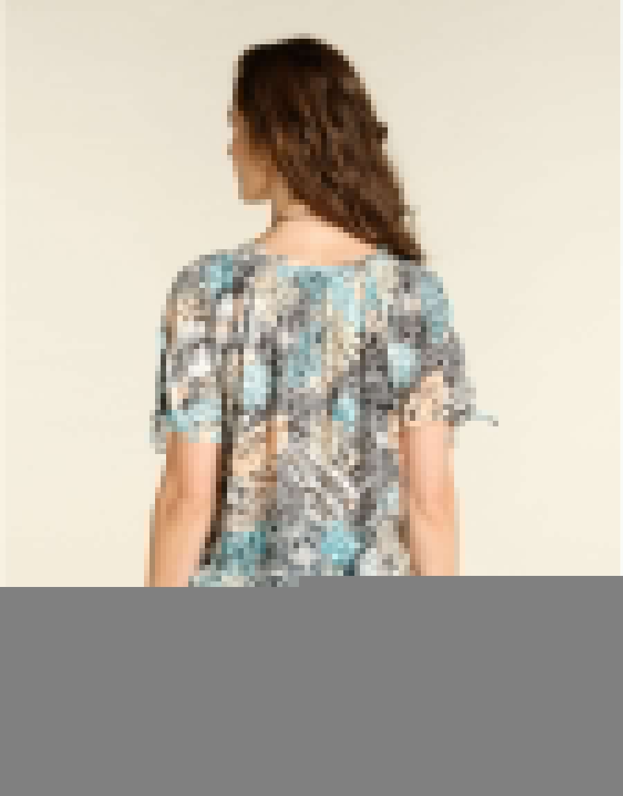 T-shirt gris dévoré