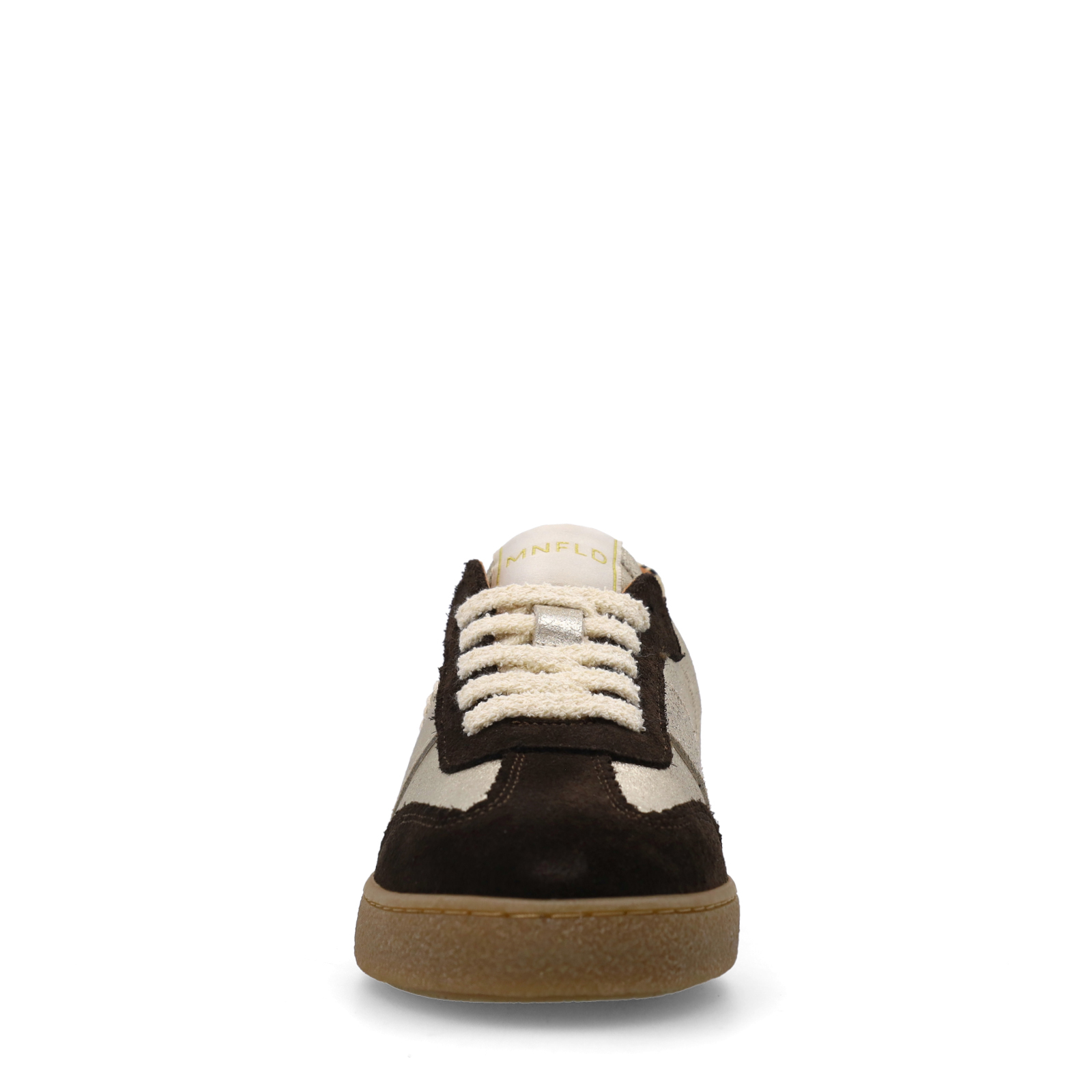Gouden leren sneakers