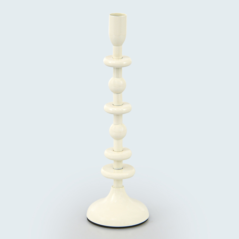 Porte-bougie blanc