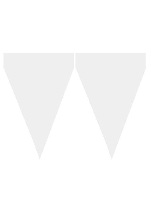 FUNIDELIA 1 Banner med hvite flagg - Standard farger til dame og mann - 0