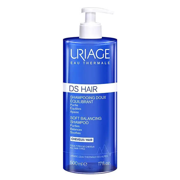 Uriage DS Hair Shampoo Suave, Equilibrante e Calmante 500ml