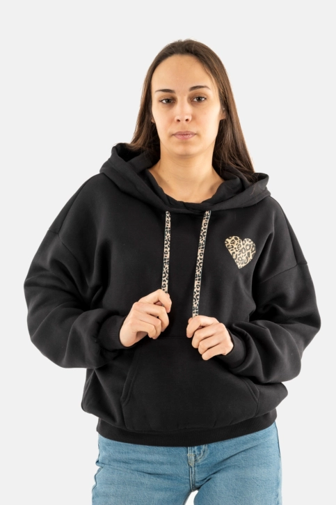 Sweat only daze black leo/leo strings