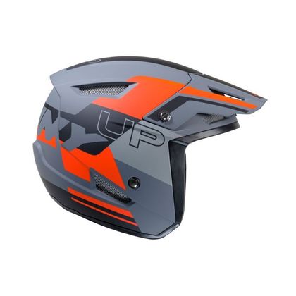 Casque trial Kenny TRIAL UP GRAPHIC 2025 - Orange / Gris