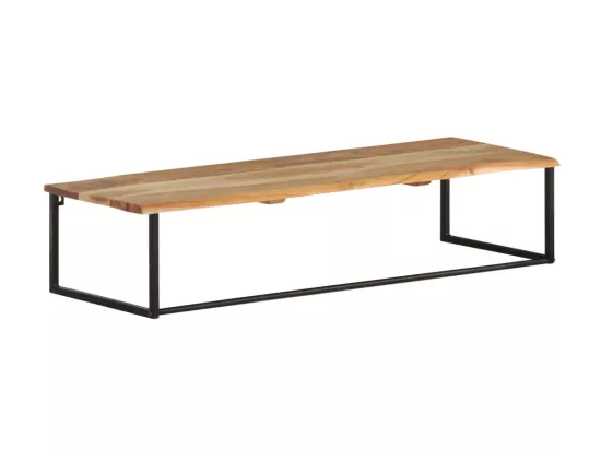 Patère à bord naturel 100x35x22 Bois d'acacia massif