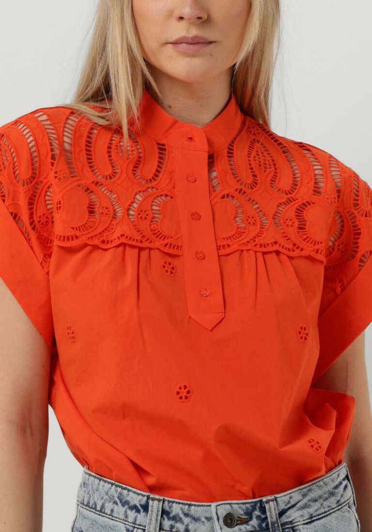 SUNCOO oranje suncoo blouse lina