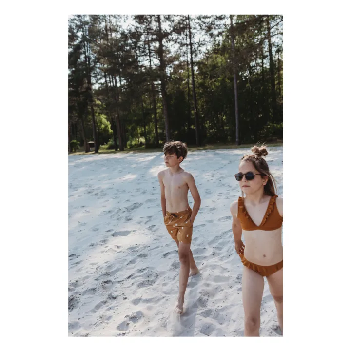 Beachlife Maillot 2 Pièces Volants Scintillants | Camel
