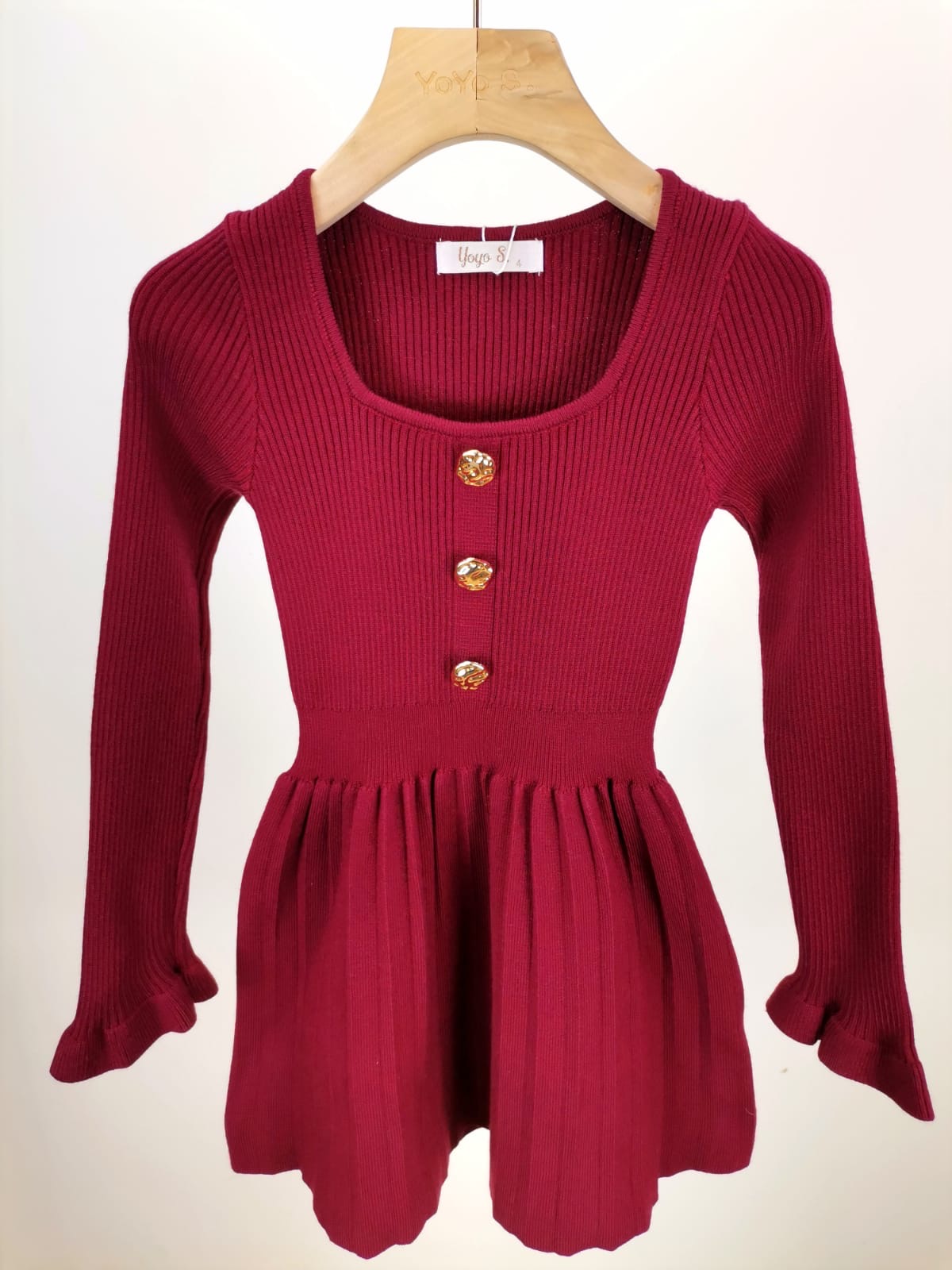 Your so classy dress - bordeaux