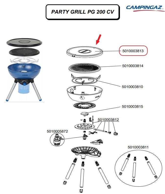 Plastic Cap Party Grill