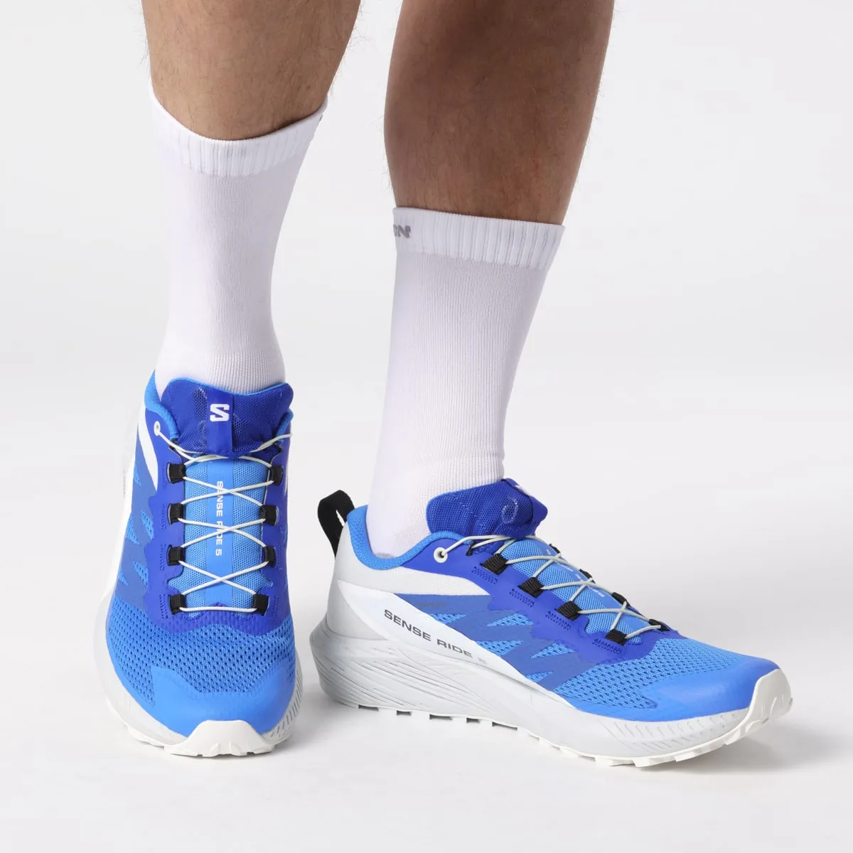 Salomon SENSE RIDE 5 Ibiza Blue / Lapis Blue / White