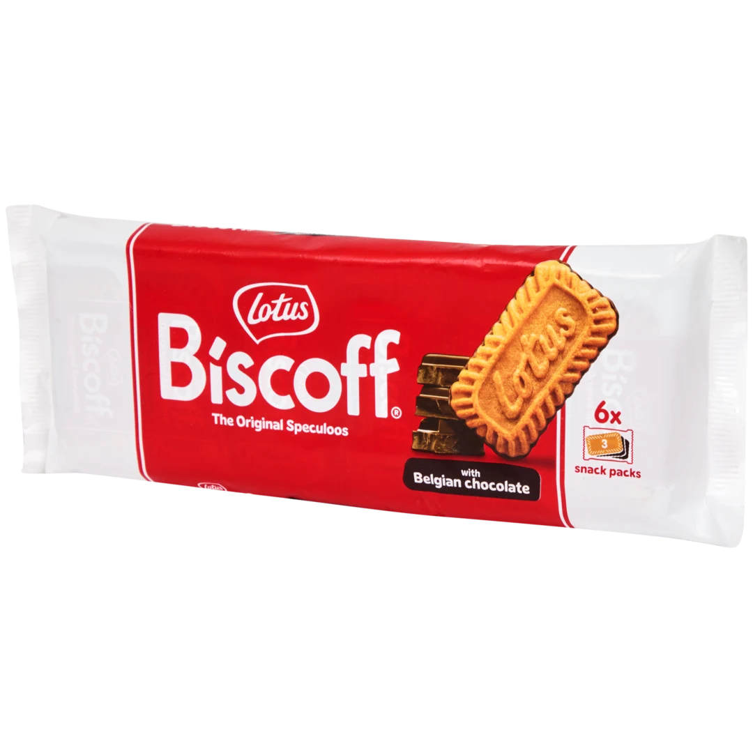 Lotus Biscoff speculoos met chocolade 6 x 3 stuks