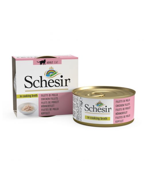 Schesir Kat Bouillon 70 g - Kattenvoer