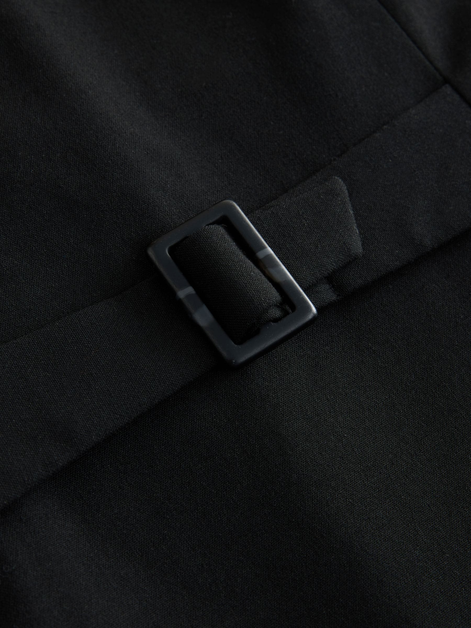 Zwart - Tailored Waistcoat With Wool