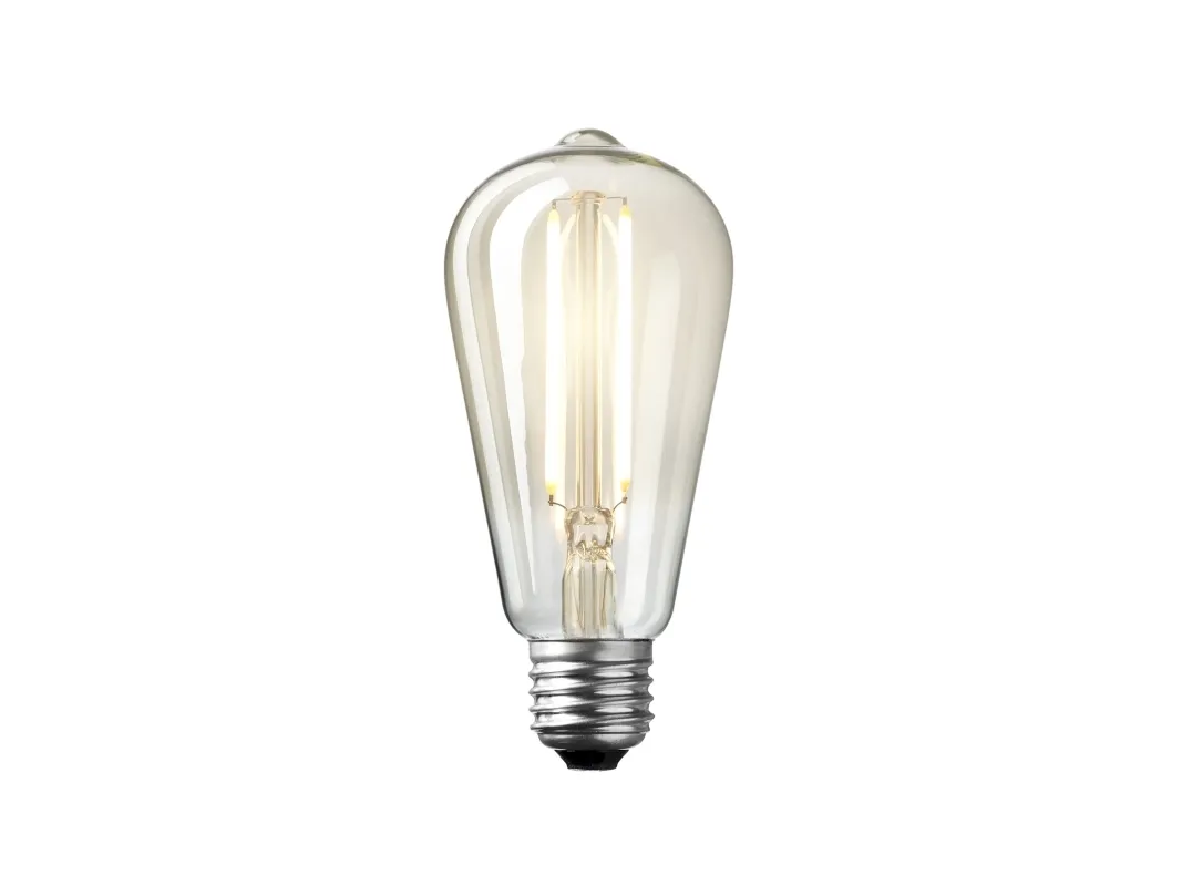 nielsen_light DEKOPÆRE LED 2W DROP DELUXE Ø64 MØRKTONET GLAS